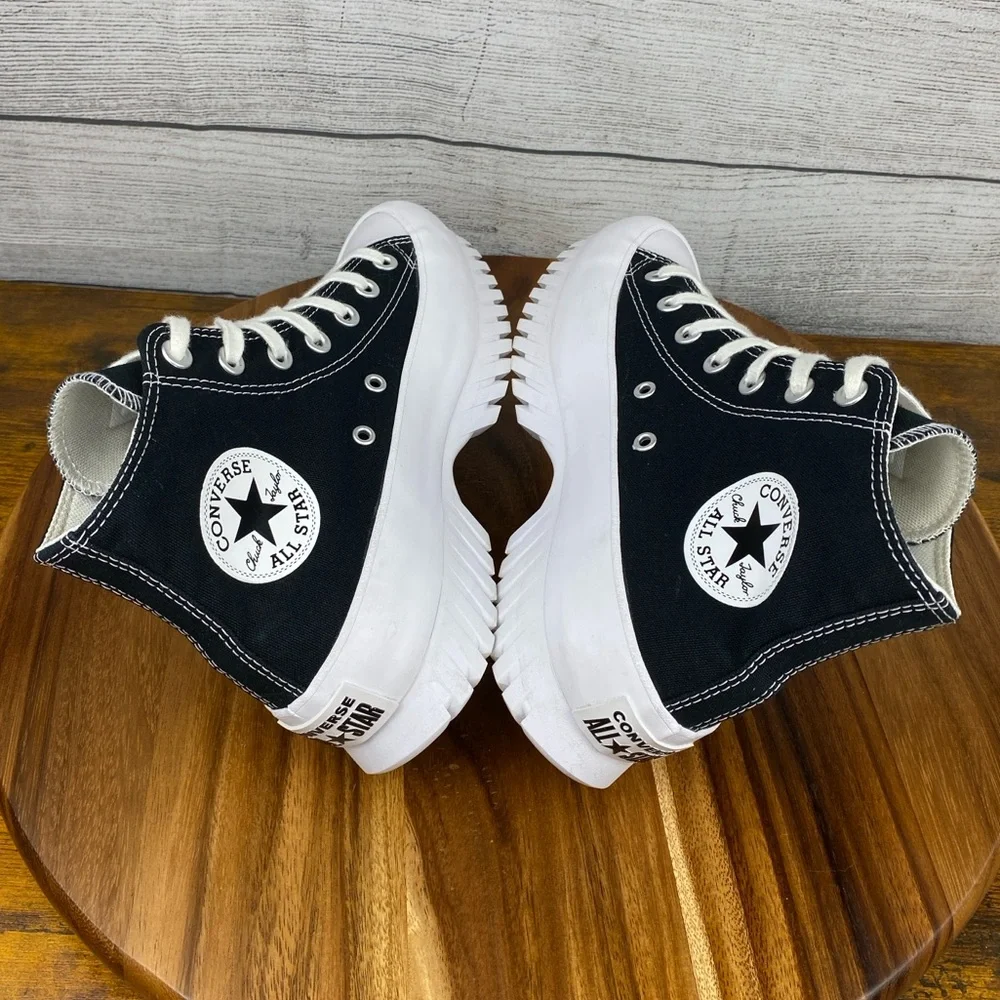 Converse Chuck Taylor All Star Lugged 2.0 Black White Shoe A00870C Women’s 7.5